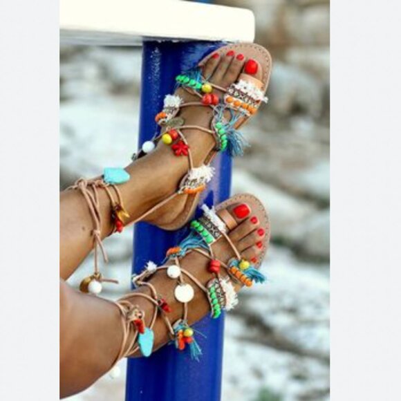 Gladiator Sandals "Mint Mojitos" - Picture 1 of 4